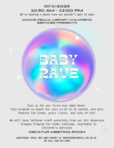 baby rave flyer