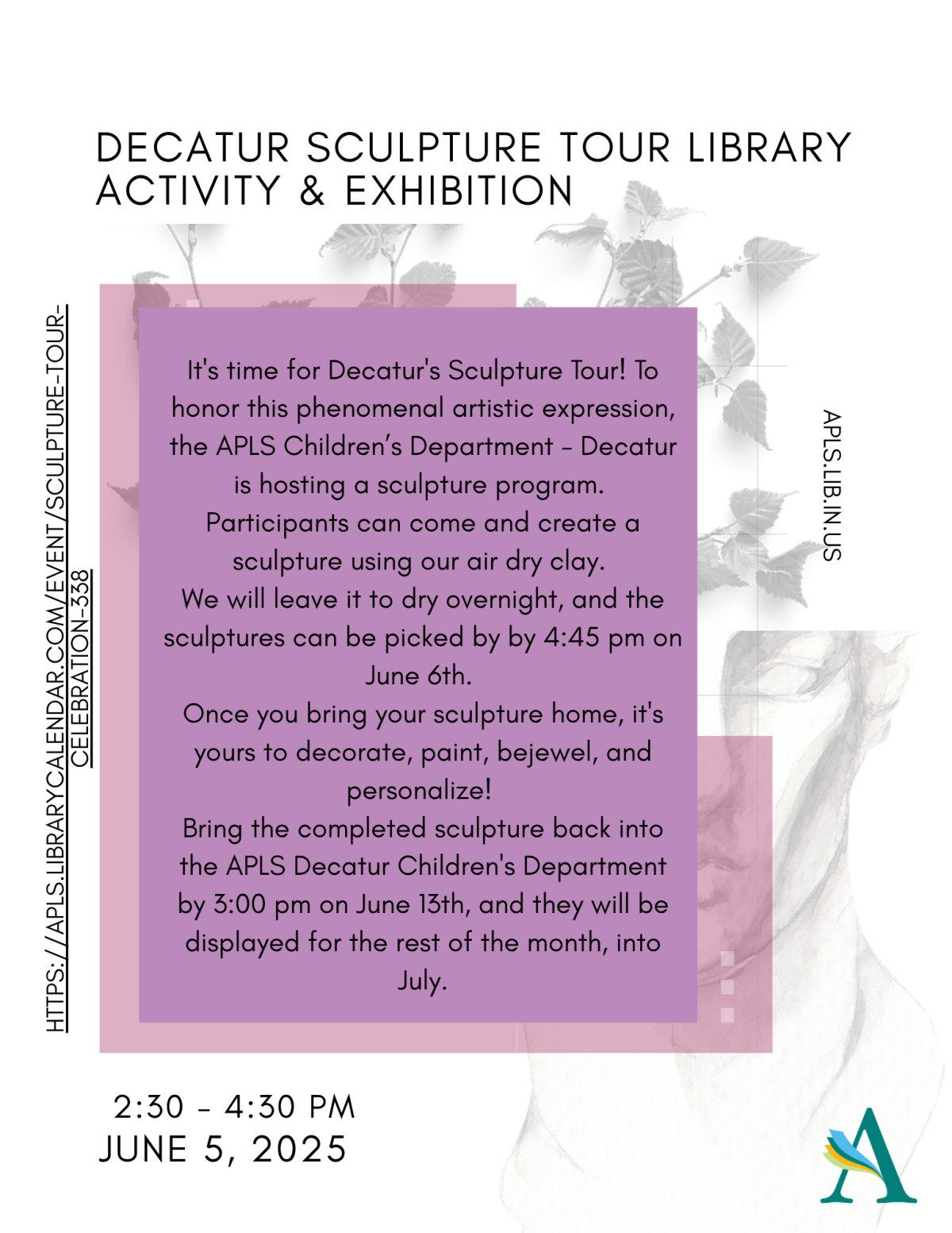 sculpture tour celebration flyer